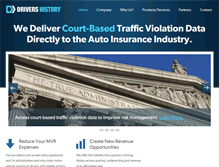 Tablet Screenshot of drivershistory.com